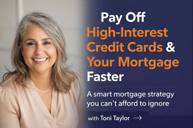 Toni Taylor, mortgage broker at Interconnect Mortgage, explaining how paying off high-interest credit card debt can help homeowners pay off their mortgage faster.